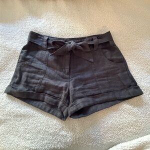 Island Company Women's Gray Linen Shorts.. worn once